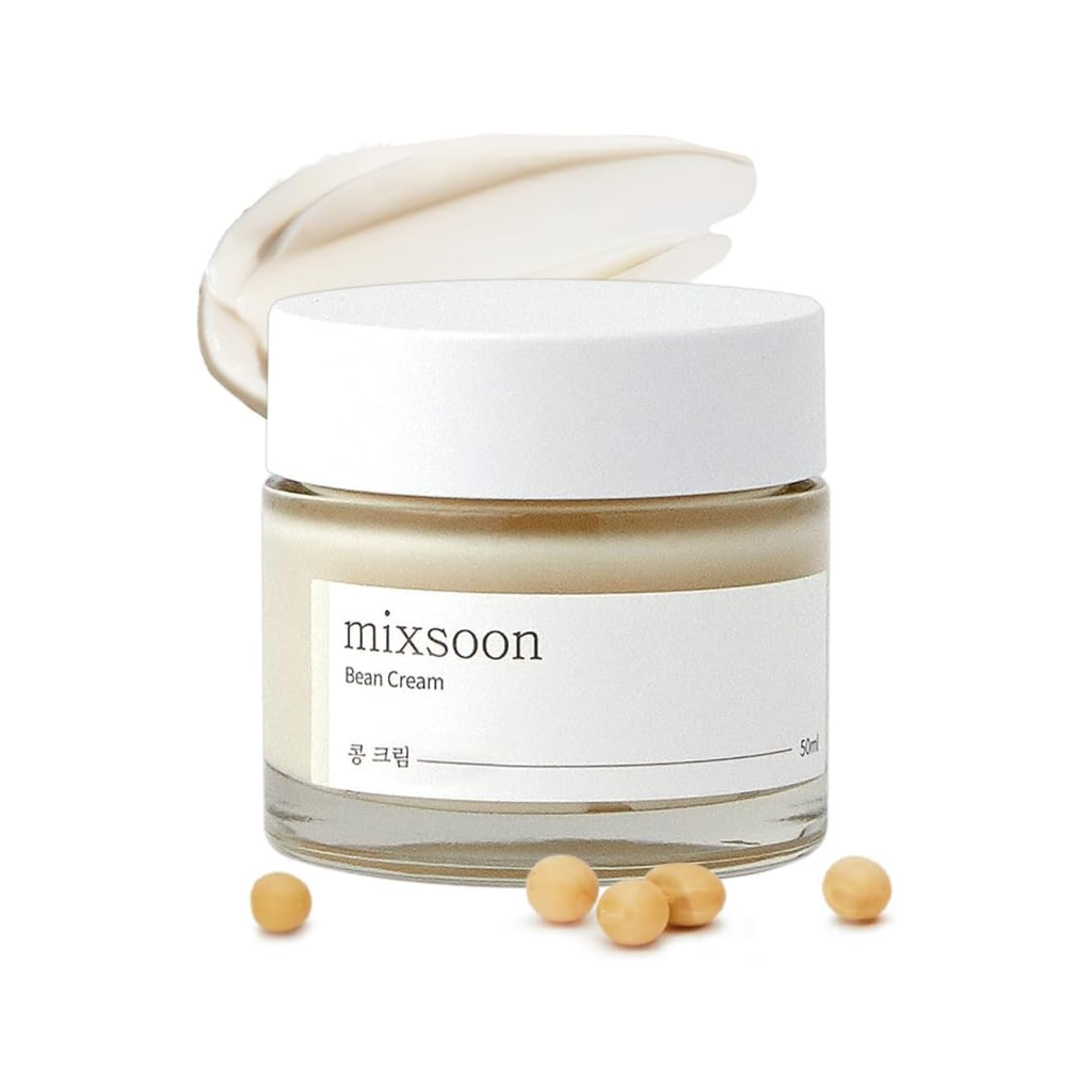 Mixsoon Bean Cream – Crema hidratante profundamente nutritiva y ligera, 50 ml